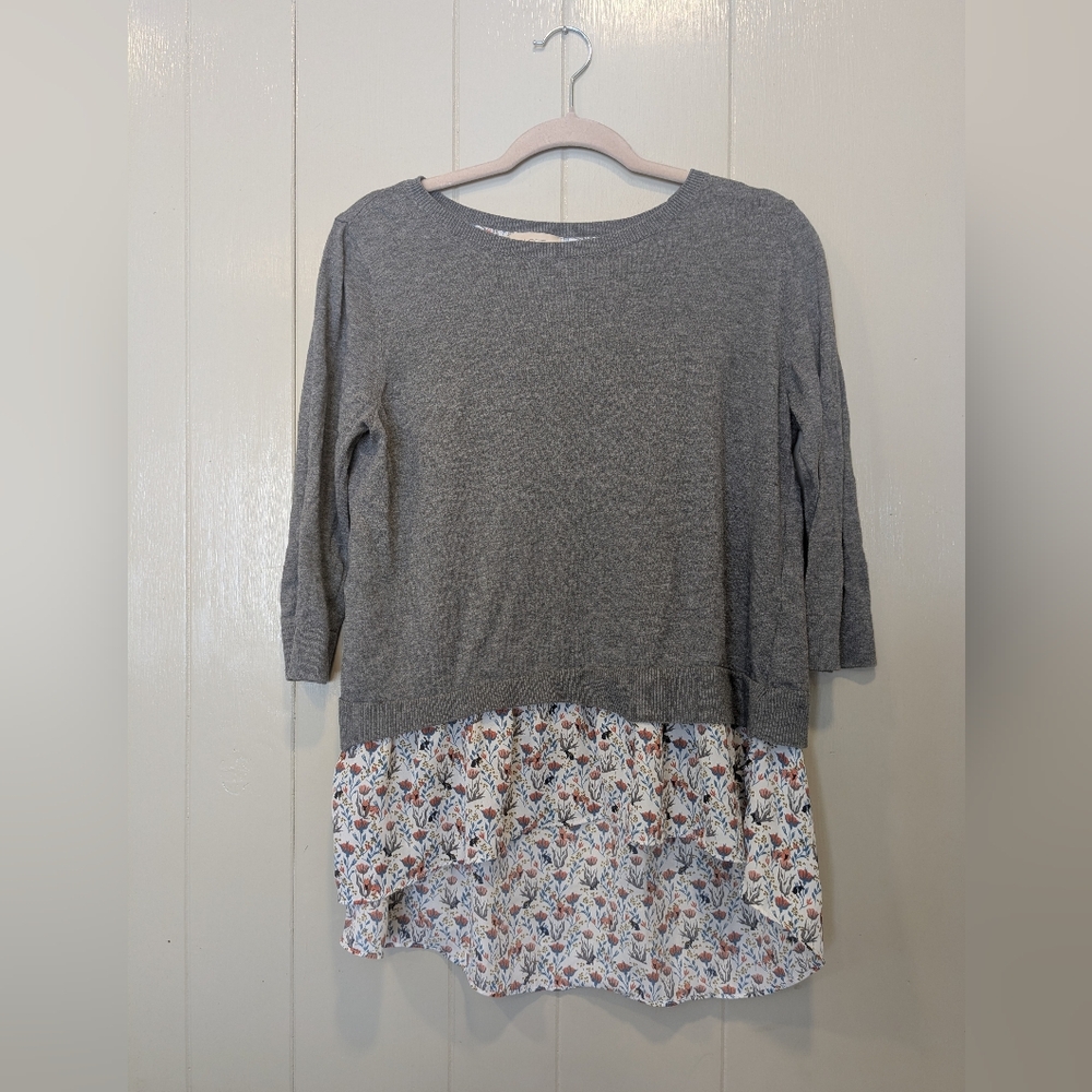 Gray Loft Blouse Size Medium